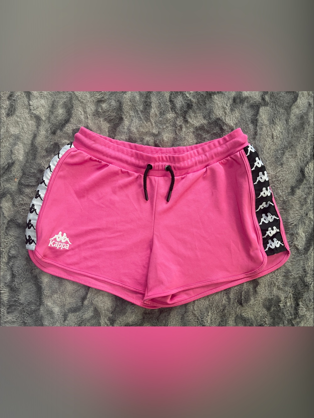 Vintage Kappa Running Jogging Shorts Size Large Pink 90’s *Rare, Nice* Women’s